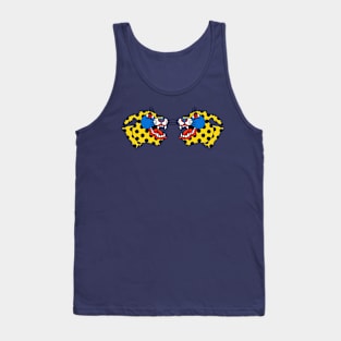 Leopard laugh at each other Tank Top